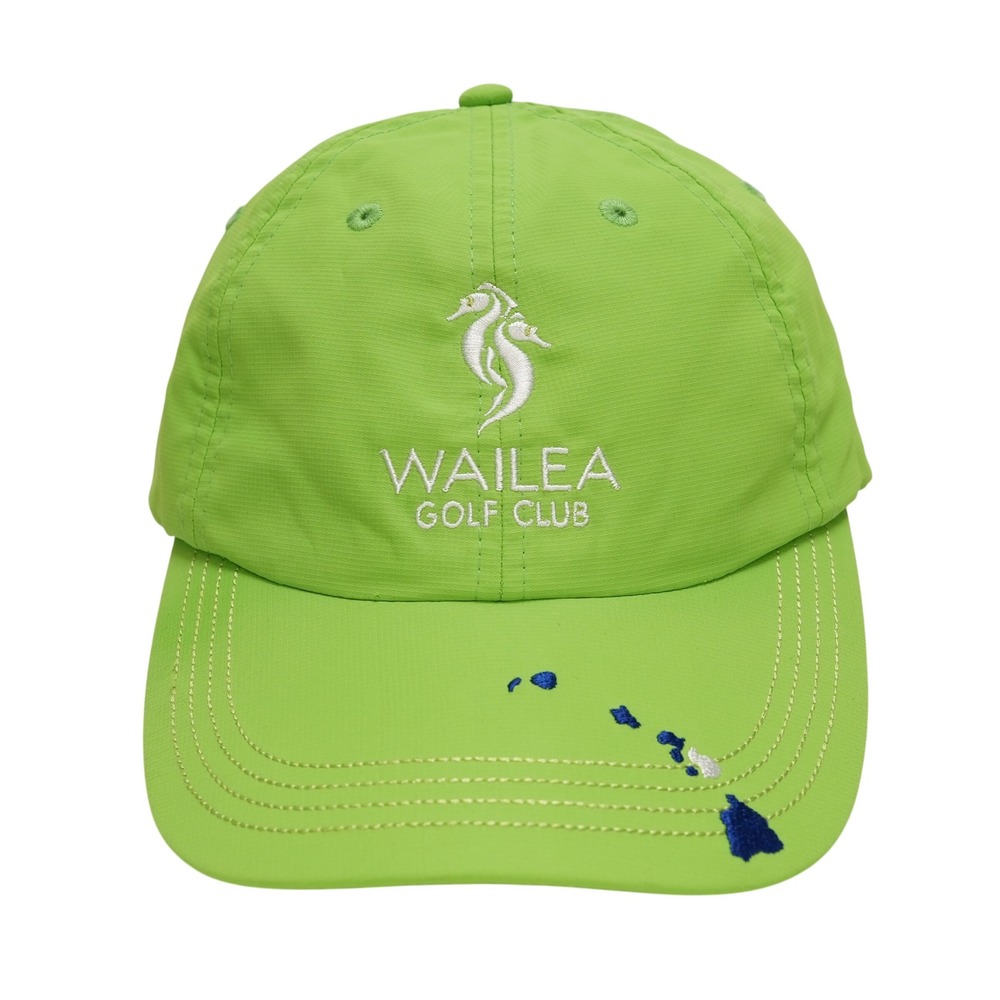 Imperial Wailea Golf Club Hat Mens OSFA Green Golf Performance Cap